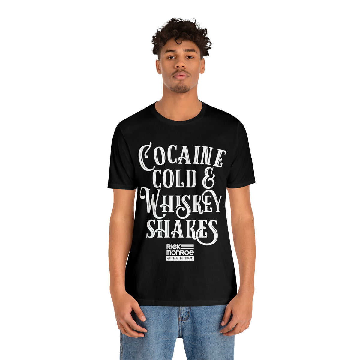 Cocaine Cold and Whiskey Shakes- Unisex Jersey Short Sleeve Tee